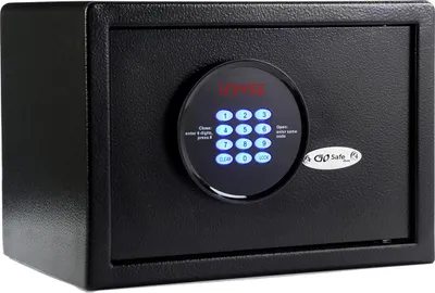 Produktbild von Olympia GOsafe H25, Frei stehend sicher, Schwarz, Code, Schlüssel, 16 l, Polypropylen (PP), 1 Regale