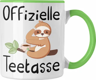 Produktbild von Trendation - Offizielle Teetasse Geschenk Teetrinker Geschenkidee Tee-Tasse (Grün)