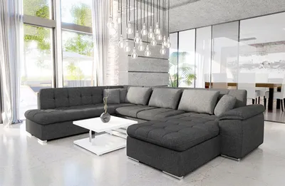 Produktbild von MIRJAN24 Ecksofa Niko Bis, Bettkasten und Schlaffunktion, Sofa vom Hersteller, Wohnlandschaft, Polstergarnitur (Lux 06 + Lux 06 + Lux 05, Seite: Rechts)