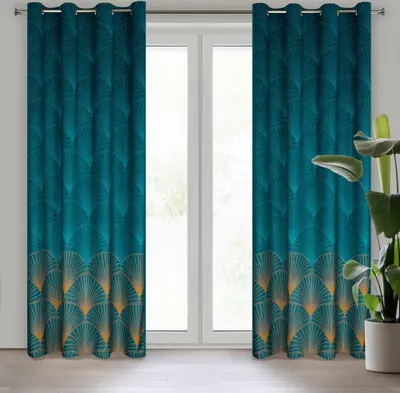 Produktbild von Limited Collection LOTOS1 ZAS 140x250 cm  Ösen Ösenvorhang türkis ZŁ