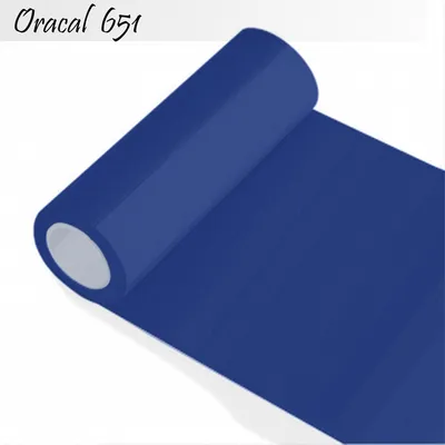 Produktbild von Oracal 651 - Orafol glänzend - glanz - für Küchenschränke und Dekoration Folie 5m (Laufmeter) - 100 cm Folienhöhe - 49-königsblau + GRATIS ein Schmetterlingsset W400 von Indigos UG