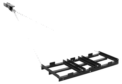 Zdjęcie produktu dla Brona Wleczona Vevor 122X50 Cm Ocynkowana Stalowa Brona Łąkowa Z Łańcuchem