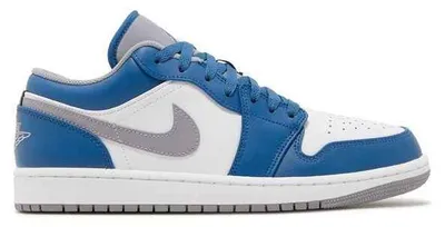 Produktbild von Air Jordan 1 Low True Blue Cement - EU: 44.5