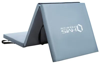 Obrázek produktu pro HMS gymnastická matrace 3-dílná MGS02 180 cm x 60 cm x 5 cm šedá