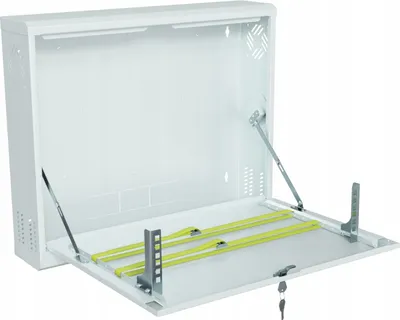 Produktbild von RACK 19" 2U 130mm CCTV Recorder Schrank Stalflex Vertikal weiß