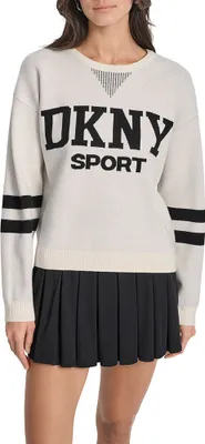 Produktbild von Dkny Varsity Logo Stripe Detail Sweatshirt  L Frau  L