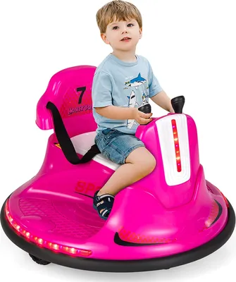 Produktbild von GOPLUS 6V Autoscooter für Kinder & Kleinkinder, Elektrofahrzeug mit 2,4 GHz Fernbedienung, Autoscooter für Jungen & Mädchen