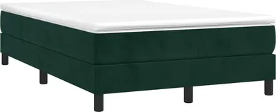 Immagine prodotto di vidaXL Letto a molle con materasso verde scuro 120x190 cm in velluto
