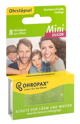 Produktbild von Ohropax mini Silicon Ohrstöpsel 8 St