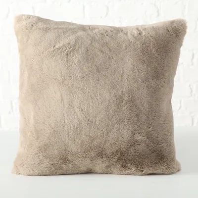 Produktbild von Kissen "Storan", in Felloptik, beige, 45x45cm, von Boltze
