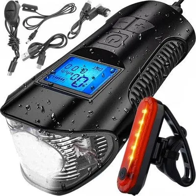 Zdjęcie produktu dla Lampka rowerowa LED z licznikiem 23680
