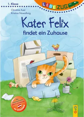 Immagine prodotto di LESEZUG/1. Klasse: Kater Felix findet ein Zuhause