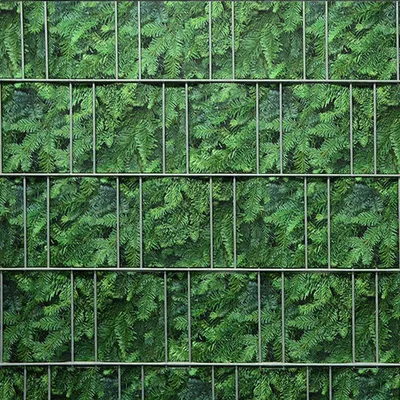 Produktbild von Bedruckter Sichtschutz TANNENZWEIGE Zaun Sichtschutzstreifen 2,5m x 2,0m