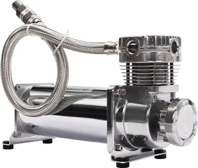 Zdjęcie produktu dla Sprężarka powietrza do zawieszenia pneumatycznego – zestaw sprężarki – 200–300 W – 200 PSI – 50 l – 23 A – do fanfar i systemów zawieszenia pneumatycznego