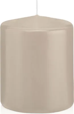 Produktbild von Stumpenkerzen Schlamm 100 x Ø 78 mm, 8 Stück, russarm, tropffrei