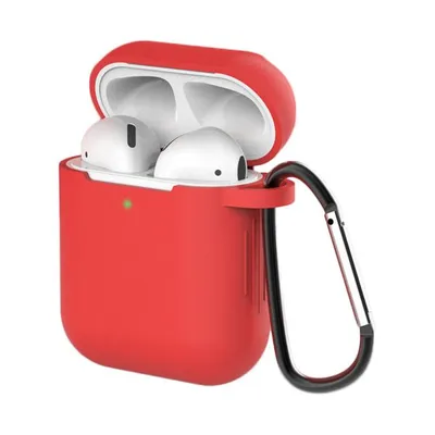 Produktbild von Silikon Etui für AirPods 1/2 - Rot KP25130