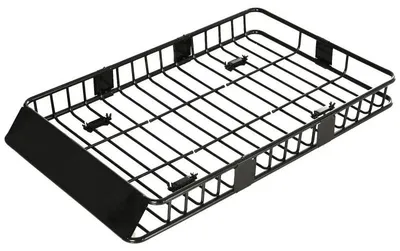 Obrázok produktu pre Strešný nosič na auto – Nastaviteľný strešný nosič | Farba: Čierna | Rozmery: 99 x 109 – 162 x 16 cm