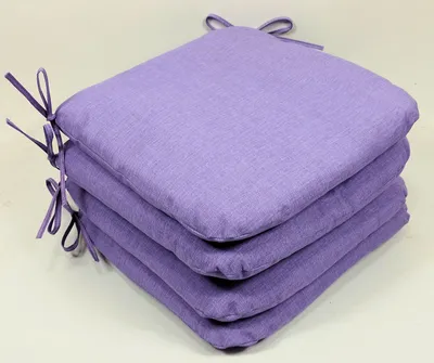 Produktbild von Rattani Sitzkissen Stuhlkissen Billy 40 x 40 cm violett, Set 4