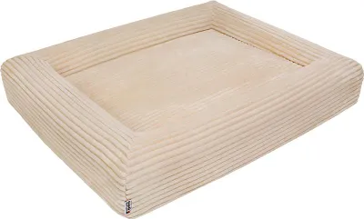 Produktbild von EXPLORER DOG Orthopädisches Hundebett Cloud – Komfortable Hundematte mit Memory-Schaum – 4 Größen (XS–L) & 4 Farben (S 80×60 cm – Vanille Beige)