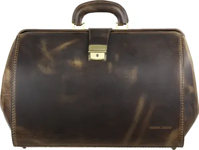 Produktbild von Greenburry Vintage Leder Doktortasche Arzttasche Reisetasche XL 1550