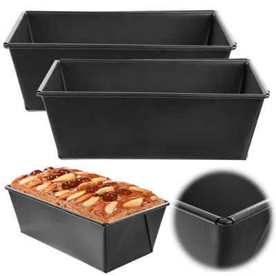 Produktbild von Set mit 2 Antihaft-Backformen aus Stahl