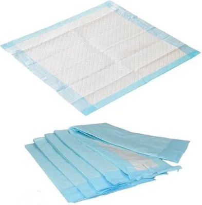 Image de Alèses pour l'incontinence - Alèses jetables - 60 x 90 cm - 25 pièces - Protège-matelas - Couleur : bleu