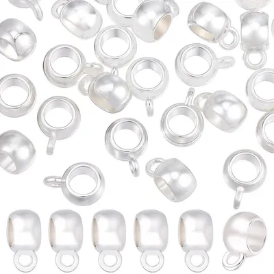Image de 120 perles oculaires en argent - Pour la création de bijoux