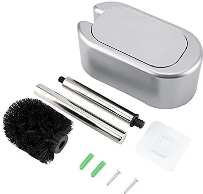 Produktbild von Toilettenbürste Set Wandmontage Edelstahl silber