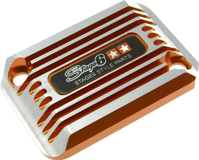 Image de Cache pompe de frein STAGE6 CNC TYPE Orange Nitro Aerox