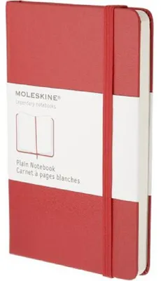 Produktbild von Moleskine Notizbuch, Format A6, unliniert, Hardcover, Scharlachrot