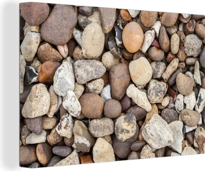 Zdjęcie produktu dla OneMillionCanvasses® - Obrazy na płótnie - 140x90 cm, Żwir - Kamienie - Natura, Dekoracja ścienna - Zdjęcie na płótnie - Obraz na drewnianej ramie