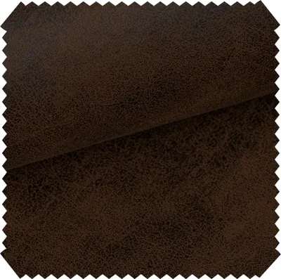 Produktbild von novely® exquisit ETERNITY Vintage Polsterstoff - Antiklederoptik Möbelstoff - Schwer entzündbares Velours-Kunstleder - Pflegeleichte Meterware 1lfm - Farbe: 04 Mocca Braun