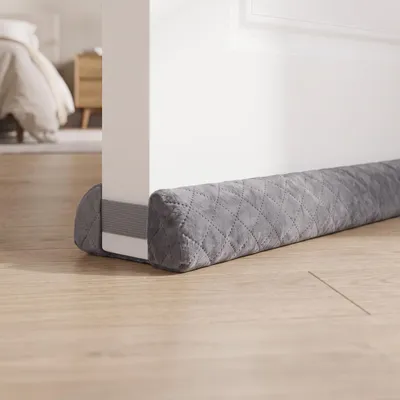 Tochtstopper 90 cm, doppelseitig, für Türunterseite, Zugluftschutz