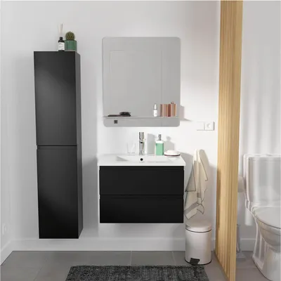 Immagine prodotto di Mobile singolo + lavabo + specchio + colonna SORRENTO