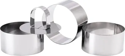 Produktbild von Satz Dessertreifen 8 x h4cm / 3Stück