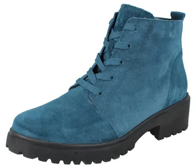Produktbild von WALDLÄUFER H Luise Damen Stiefelette petrol Velourleder - Größe: UK 6