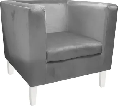 Produktbild von Sessel Monaco, weißer Fuß, Modell MG17