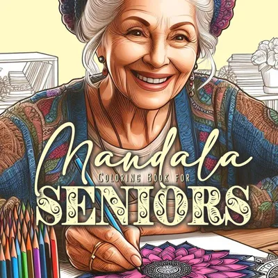 Produktbild von Mandala-Malbücher für Senioren. Malbücher für Erwachsene