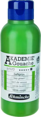 Produktbild von Schmincke AKADEMIE Gouache Saftgrün 250ml 22 520 027