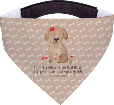 Produktbild von Mr. & Mrs. Panda Bandana Hund Dame - Hundeglück - Geschenk, Liebe, Schal Hunde, Halstuch, Vierbeiner, Hundehalstuch, Für, Sprüche, Niedlich, Liebenswert, Hals Tuch