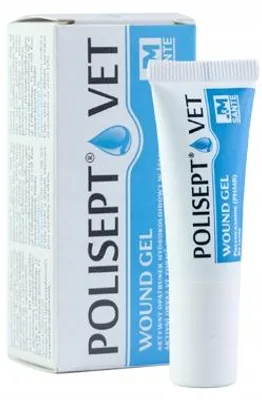 Produktbild von JM SANTE POLISEPT VET WOUND GEL Gelverband für HUNDE UND KATZEN 30 ml