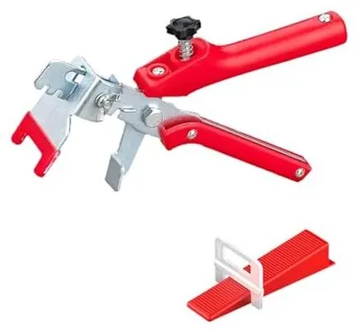 Zdjęcie produktu dla Zestaw do poziomowania płytek 400 zacisków klinów dla majsterkowiczów