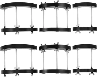 Obrázok produktu pre Luthier Klemset – Strunné nástroje – Oprava nástrojov – Ochranná konštrukcia – 6 kusov – Čierna farba