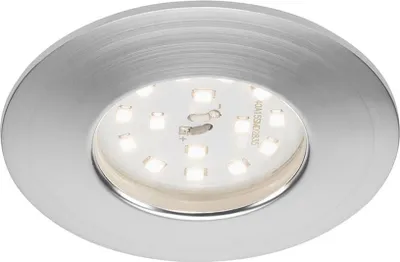 Produktbild von Briloner LED Einbauleuchte rund Aluminium IP44 6,5W Modul 570lm warmweiß 3000K 110° 3-Stufen-Dimmbar