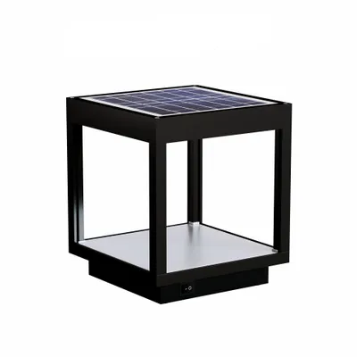 Produktbild von 3,5 W batteriebetriebene LED-Solar-Visierlaterne, IP54, schwarz