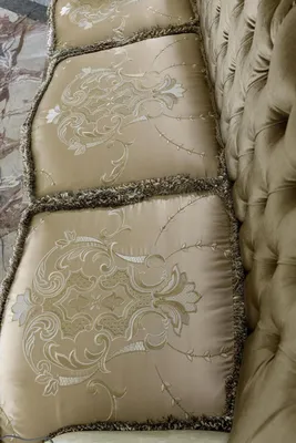 Produktbild von Sofa 3 Sitzer Couchen Sofas Art déco Dreisitzer Textil Sofas Couch Polster Neu