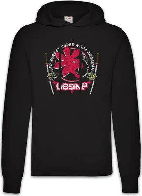 Produktbild von Urban Backwoods Super Ninja Program, Herren Hoodie, Farbe: Schwarz, Größe: M