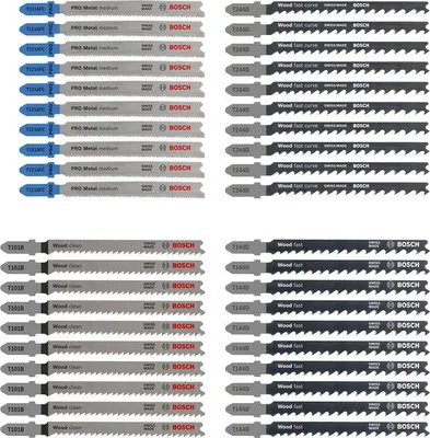 Produktbild von Wood and Metal Stichsägeblatt-Set, 40-tlg.