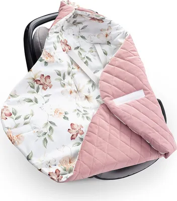 Zdjęcie produktu dla Otulacz - śpiworek do fotelika samochodowego Boho flowers / Yosoy