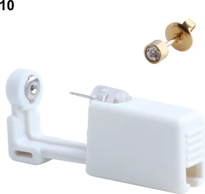 Produktbild von 1 Set Ohrpiercing-Ohrstecker, Einweg-Piercing, tragbar, kein Schmerz, schnelles Piercing-Gerät für den Alltag-10